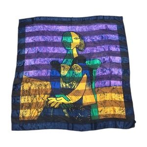 90s Picasso Silky Scarf